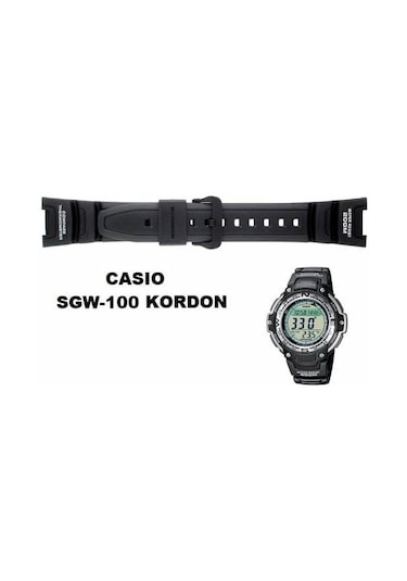 Casio Sgw-100 Kordon Plastik Silikon Saat Kayışı Orijinal Japan