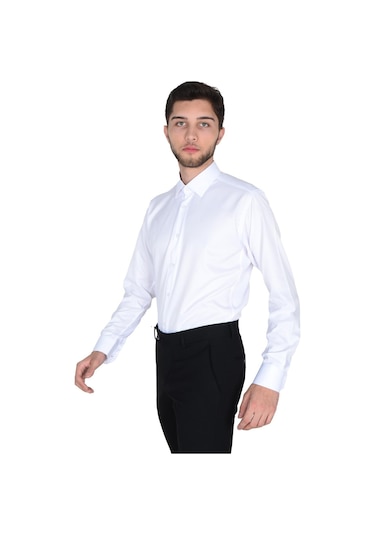 Erkek Kol Düğmeli Gömlek 001