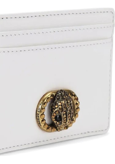 Kurt Geiger Chelsea Card Holder Deri Kadın Kartlık Beyaz