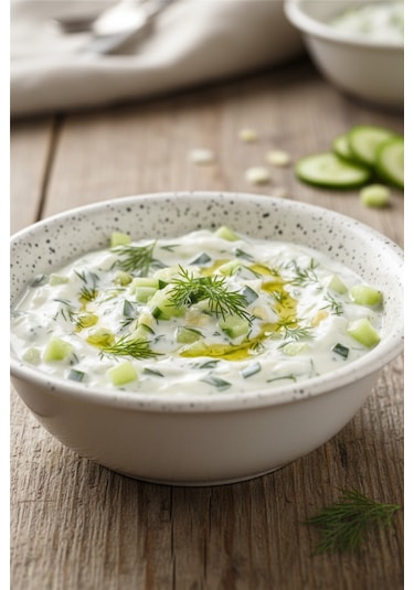 12'li Valencia Salata Kasesi Kalın Kenarlı 16cm Dijital Splash Rinart Krem