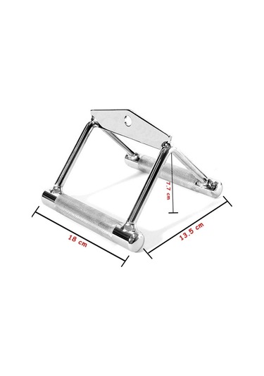 Xfitness Rowing Bar Mideye Çekiş Aparatı Krom Dar Tutuş