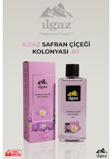 Ilgaz 80 Derece Safran Çiçeği Kolonyası 400 ML