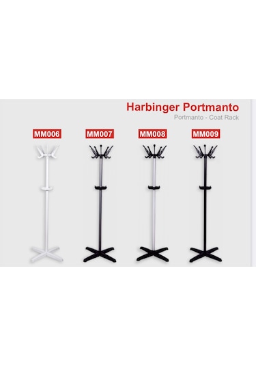 Buyukarısoy Devecioğlu Harbinger Portmanto Pratik Ayaklı Askılık Metal Gövde