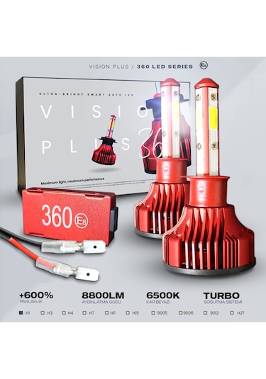 C9 360 Led Xenon Dob H1 34w 8800 Lumen