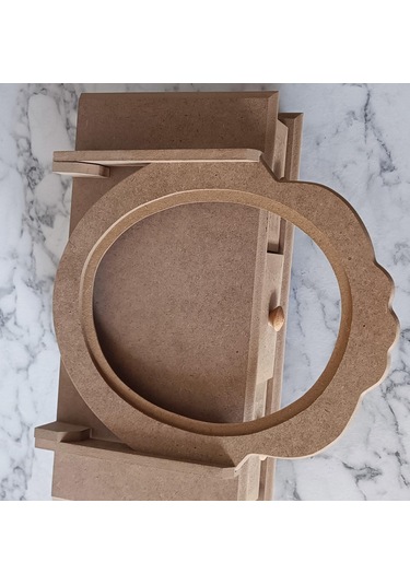 Hobi Adn Makyaj Kutu 3 Çekmece Aynalı Ahşap Mdf Ham Kutuda Sevk El Yapım