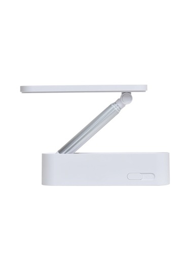 Beyaz Usbtype-c Şarjlı Folding Led Masa Lambası, 3 Dokunmatik Parlaklık Modu İle Göz Korumalı, Abs Malzeme, Çoklu Kullanım Alanı Beyaz Beyaz
