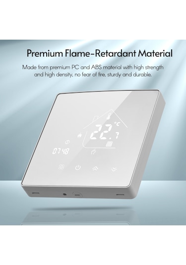 Hfambition X5 Akıllı Programlanabilir Termostat, Lcd Dokunmatik Ekran, Su Isıtma İçin Ev, Ofis, Otel Kullanımı