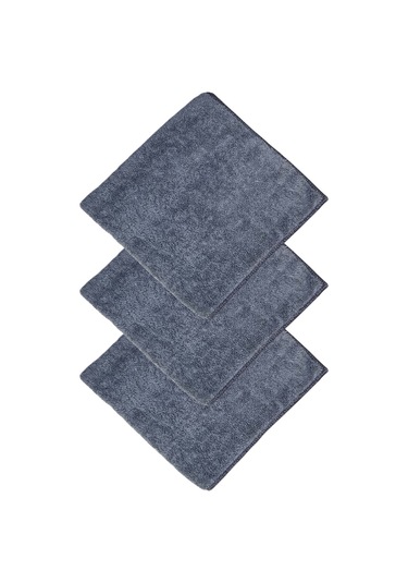 Larimar Mikrofiber Kalın Süper Emici Çift Yüzlü Araç Kurulama ve Cila Bezi 3'lü 40 x 40 CM