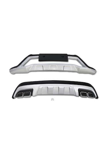 Autogp Hyundai Tucson Ön Arka Tampon Koruması Difüzör 2015 / 2017 Tüm Modeller İçin 005 Hy23 03 03t