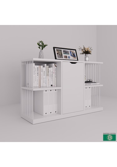 Kitaplık, Dosyalık Çok Amaçlı Açık Raflı Dolap