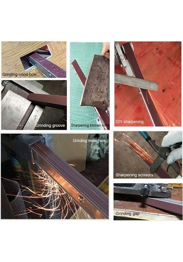 Didadodo Açılı Taşlama Mak. İçin Pratik Zımpara Kayışı Dönüştürme Aparatı - Alüminyum Alaşımlı