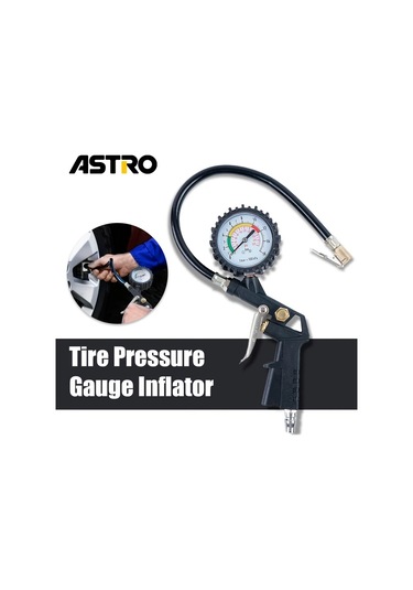 Dashanshop 1 Adet Çok Fonksiyonlu Lastik Şişirme Aleti Basınç Göstergeli Hortum 0 220 Psı