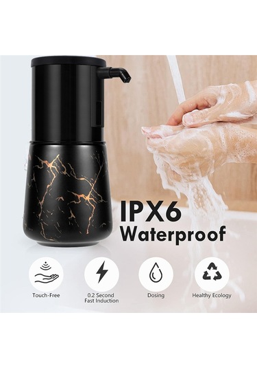 Anjiexun Sabunluk Mutfak, Köpüren Sabunluk Banyo, Siyah Siyah