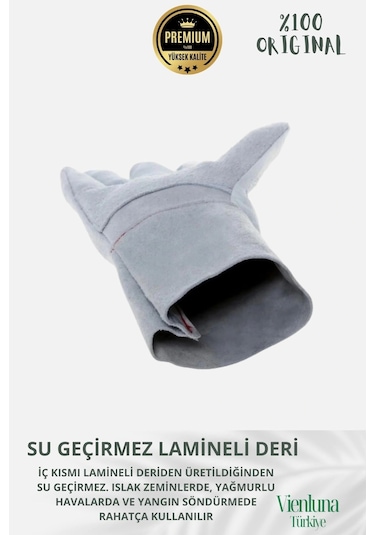 Premium Kalite Yüksek Isı Dayanımlı Kaynak Yangın Waterproof Çok Amaçlı Deri Eldiven