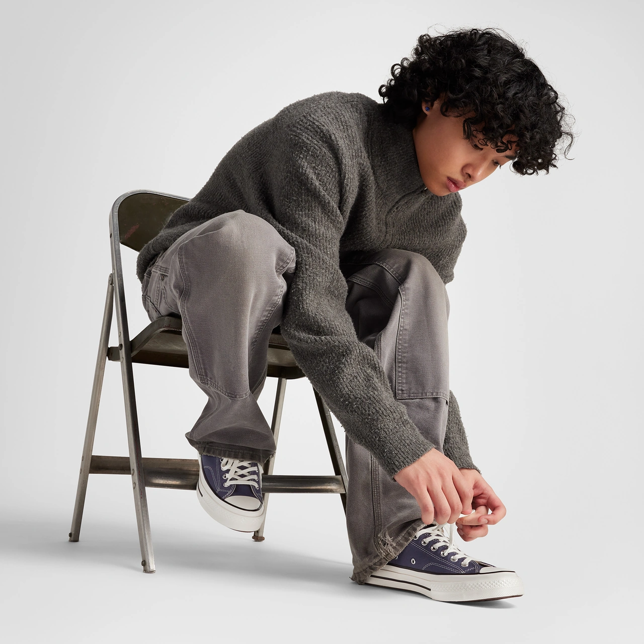 Converse Chuck 70 Unisex Mavi Sneaker A13340c Mavi