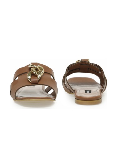 Nine West Ham 3fx Taba Kadın Düz Terlik 000000000101367545 Taba