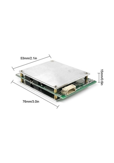Moly 12v 100a Tek Portlu 4 Seri Fosfat Lityum Pil Koruma Kartı Aşırı Şarj/aşırı Boşaltma/şort Korumalı Dengeleme Fonksiyonlu
