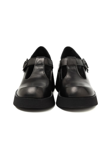 Nero Black Sneaker Günlük Kadın 25k12072 Vergelio Skin Nero Bej