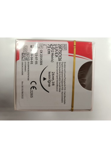 Healthıum 3.0 26 Mm Keskin Emilebilir Cerrahi İplik 12 Adet