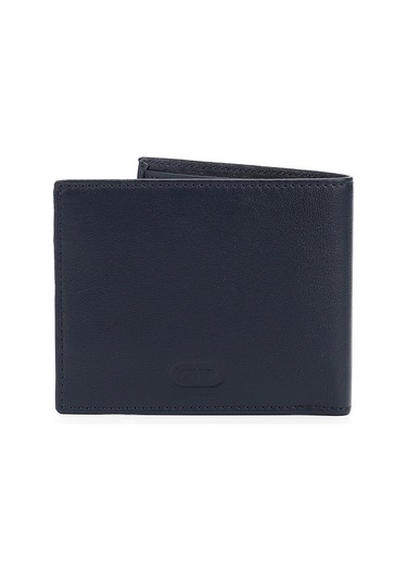 Gönderir Lacivert Hakiki Deri Yatay Cüzdan Lacivert
