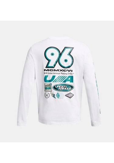 Erkek Ua Launch Uzun Kollu 1384195-100 Beyaz