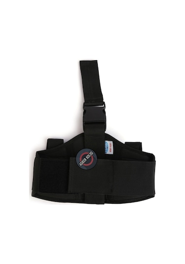 Siyah Silah Kılıfı Pöh Bacak Tabanca Kılıfı Çift Şarjörlü Siyah