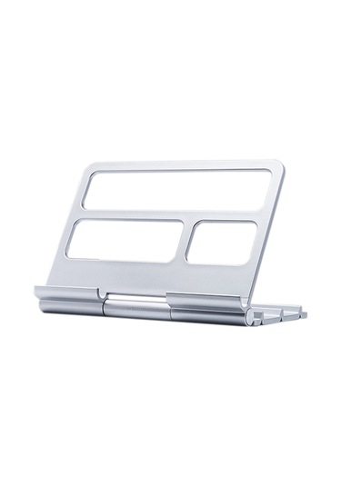 Xindoker Güçlü Abs Masaüstü Telefon Tablet Ayakçığı - Katlanabilir, Dikey Saklanabilir, Çok Amaçlı Ve Sabit Tutucu Gümüş