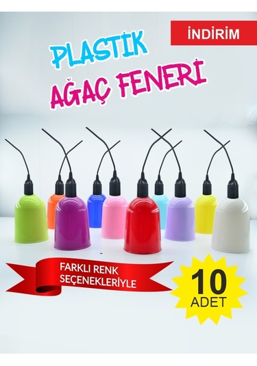 AĞAÇ FENERİ E-27 DUY - 10'LU