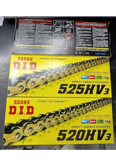 Did Zincir Oringli 520HV3/120L 300cc-1000cc Arası Motorlar İçin
