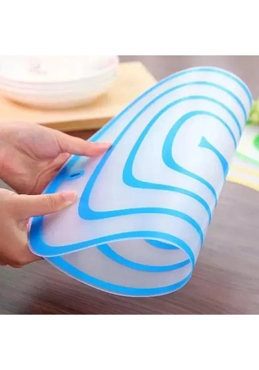 Tongdashop Kaymaz Sarı Plastik Kesme Tahtası - Dayanıklı Sebze Meyve Doğrama Yüzeyi sarı