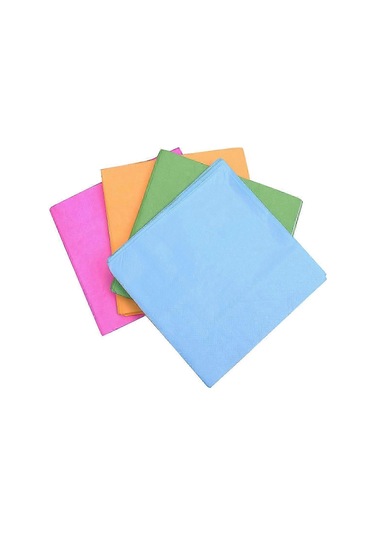 80 Adet Düz Renkli Kağıt Peçeteler Kokteyl Partisi Kağıt Havluları Kare Mendiller Doğum Günü Partisi Hediyeleri 25x25cm 25.00x25.00x0.10cm