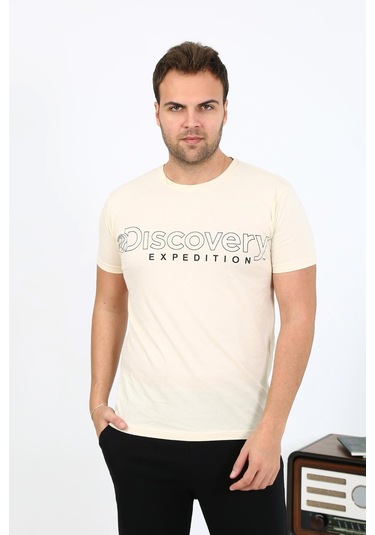 Akbeniz Erkek Kısa Kol Penye Pijama Takımı 6866 Krem Krem