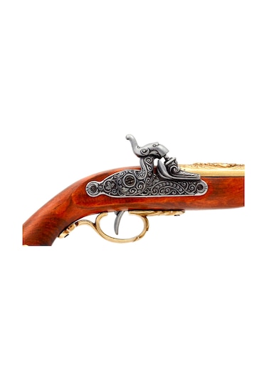 Denix Dekoratif Perküsyon Tabanca 38 Cm, Brescia İtalya 1825