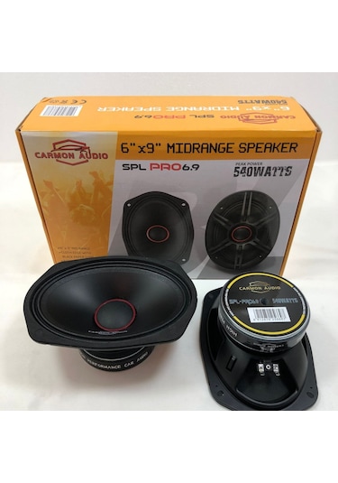 Carmon Audio Spl Pro 6.9 Oval Midrange 6"X9" Hoparlör