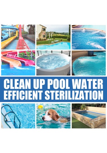 Aubyhe Su Temizleme Tablet Seti 1 Lb - Güneşten Koruma, Rust Engelleme, Pürüzsüz Su, Kabartıcı Tablet Ve Doz Aleti İçerir