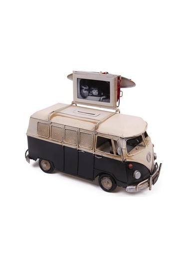 Himarry Dekoratif Metal Minibüs Çerçeveli Ve Kumbaralı Knm-1210e-3394s