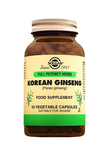 Solgar Korean Ginseng 50 Kapsül