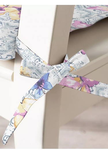 Loveme Sandalye Minderi Kare 40x40 - 4 Adet, Pamuk 175491240 Mavi