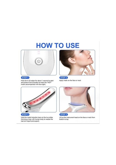 Pazly Yüz 103 Tanıtım Sınır Sıkılaştırıcı Renkli Radyo Öz Ötesi Masaj Kaldırma Işık Güzellik Frekansı Boyun Beyaz Aleti Gh Çok Renkli Çok Renkli