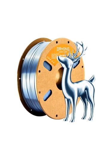 Techbloom Eryone 200g Pla-ultra 3d Yazici Ipligi High-end Silk Silvery 1.75mm 200g