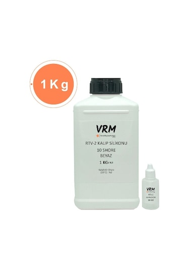 VRM RTV-2 10 Shore Kalıp Silikonu Beyaz 1 KG