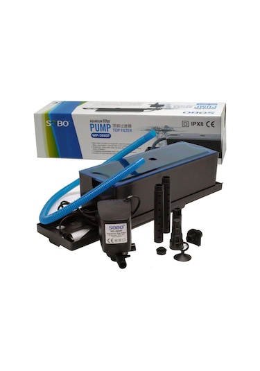 Sobo Akvaryum Tepe Üst Filtre Wp-3880f 40w. 2500 Lt/Saat