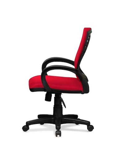 Ev Ve Ofis Çalışma Sandalyesi Bilgisayar Ve Sekreter Koltuğu Petek Model Kırmızı