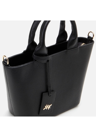Hotiç Hakiki Deri Siyah Kadın Çanta 03cah293390a100 Siyah-black Siyah