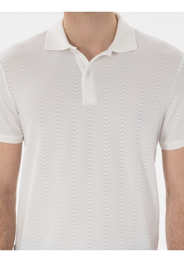 Pierre Cardin Erkek Beyaz Tişört 50310233-vr013 Beyaz