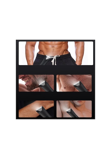 Erkek Vücut Tüy Düzeltici Saç Sakal Tıraş Makinesi