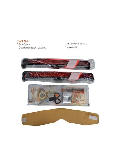 Carub Br 5750906 İlk Yardım Ve Trafik Seti Eva Lüks Tüpsüz Yönetmeliğe Uygun