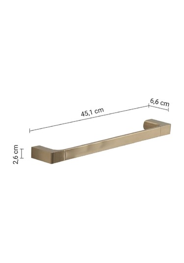 Pirenei Havluluk, Uzun, 45.1cm - Mat Altın Mat Altın