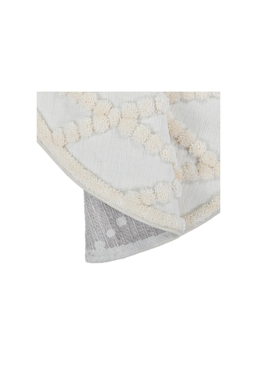 Madu Yumuşak Yuvarlak Krem Halı Çocuk Odası, Oturma Odası, Mutfak Ve Antre Halısı Krem