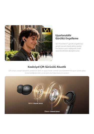 Qcy Melobuds N60 Bluetooth 6.0 Kulakiçi Kulaklık